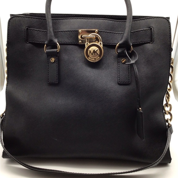 Michael Kors Hamilton Large North South Black Tote - Excellent Condition - Picture 4 of 16